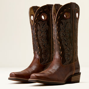 Ariat Women's Lucera Narrow Cutter Toe Western Boot, Deepest Tan