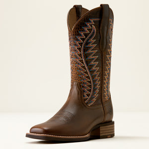 Ariat Women's Monte Vista Wide Square Toe Western Boot, Wicker