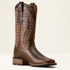 Ariat Women's Monte Vista Wide Square Toe Western Boot, Wicker