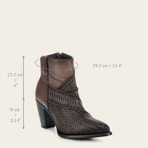 Cuadra Women's Res Crust Taupe Ankle Boot, Brown