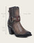 Cuadra Women's Bovine Leather Western Bootie, Honey Brown