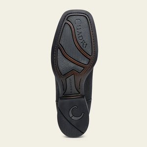 Cuadra Men's Stingray Square Toe Boot, Black