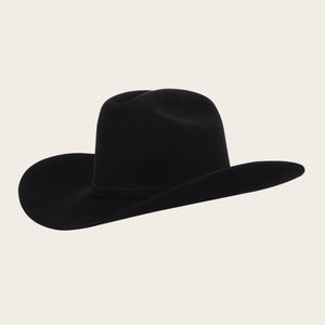 Cuadra Men's 1,000X The King Beaver Felt Cowboy Hat, Black