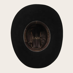 Cuadra Men's 1,000X The King Beaver Felt Cowboy Hat, Black