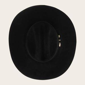 Cuadra Men's 1,000X The King Beaver Felt Cowboy Hat, Black