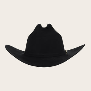Cuadra Men's 1,000X The King Beaver Felt Cowboy Hat, Black