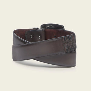 Cuadra Men's Bovine Leather Belt, Honey