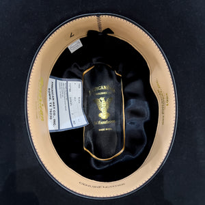 American Hat Company 100X Self Band Cowboy Hat, Black