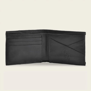 Cuadra Men's Stingray Leather Wallet, Black