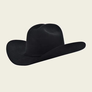 Cuadra Men's 6X Caiman Fur Felt Cowboy Hat, Black