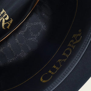 Cuadra Men's 6X Caiman Fur Felt Cowboy Hat, Black