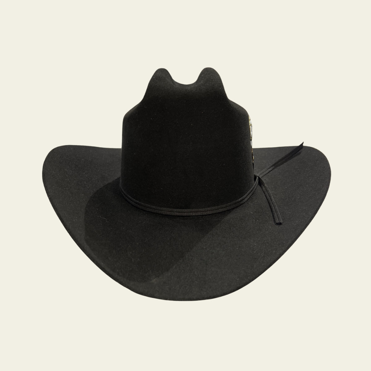 Cuadra Men's 6X Ranchman Fur Felt Cowboy Hat, Black