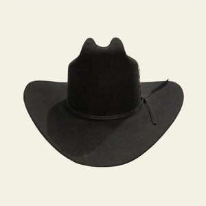 Cuadra Men's 6X Ranchman Fur Felt Cowboy Hat, Black