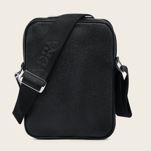 Cuadra Men's Stingray Cross Body Bag, Black