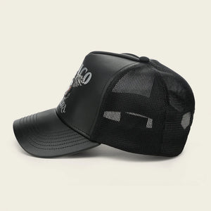 Cuadra Unisex Bovine Leather Mexico Limited Edition Cap, Black