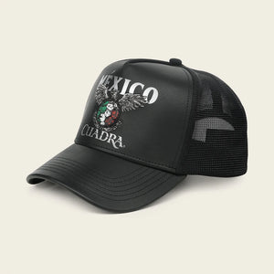 Cuadra Unisex Bovine Leather Mexico Limited Edition Cap, Black