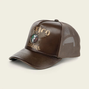 Cuadra Unisex Bovine Leather Mexico Limited Edition Cap, Brown