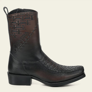 Cuadra Men's Bovine Leather Narrow Square Toe Boot, Brown