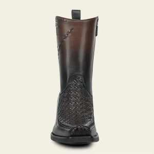 Cuadra Men's Bovine Leather Narrow Square Toe Boot, Brown