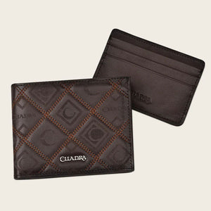 Cuadra Men's Bovine Leather Wallet, Brown
