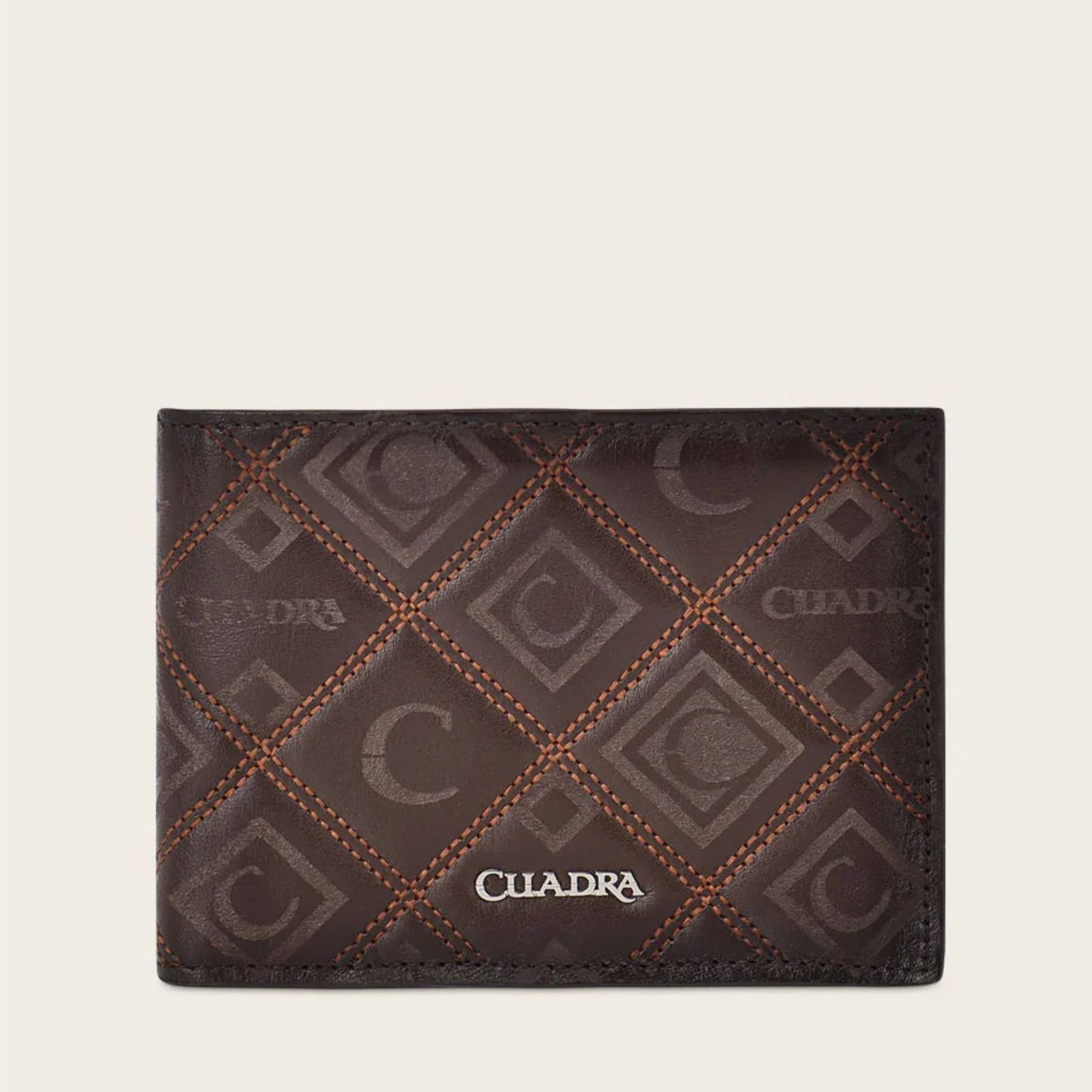 Cuadra Men's Bovine Leather Wallet, Brown