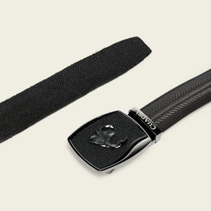 Cuadra Men's Stingray Leather Belt, Black