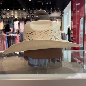 American Hat Company 8300 RC 4" Brim Round Oval Straw Hat, Natural
