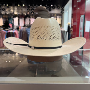 American Hat Company 8300 RC 4" Brim Round Oval Straw Hat, Natural