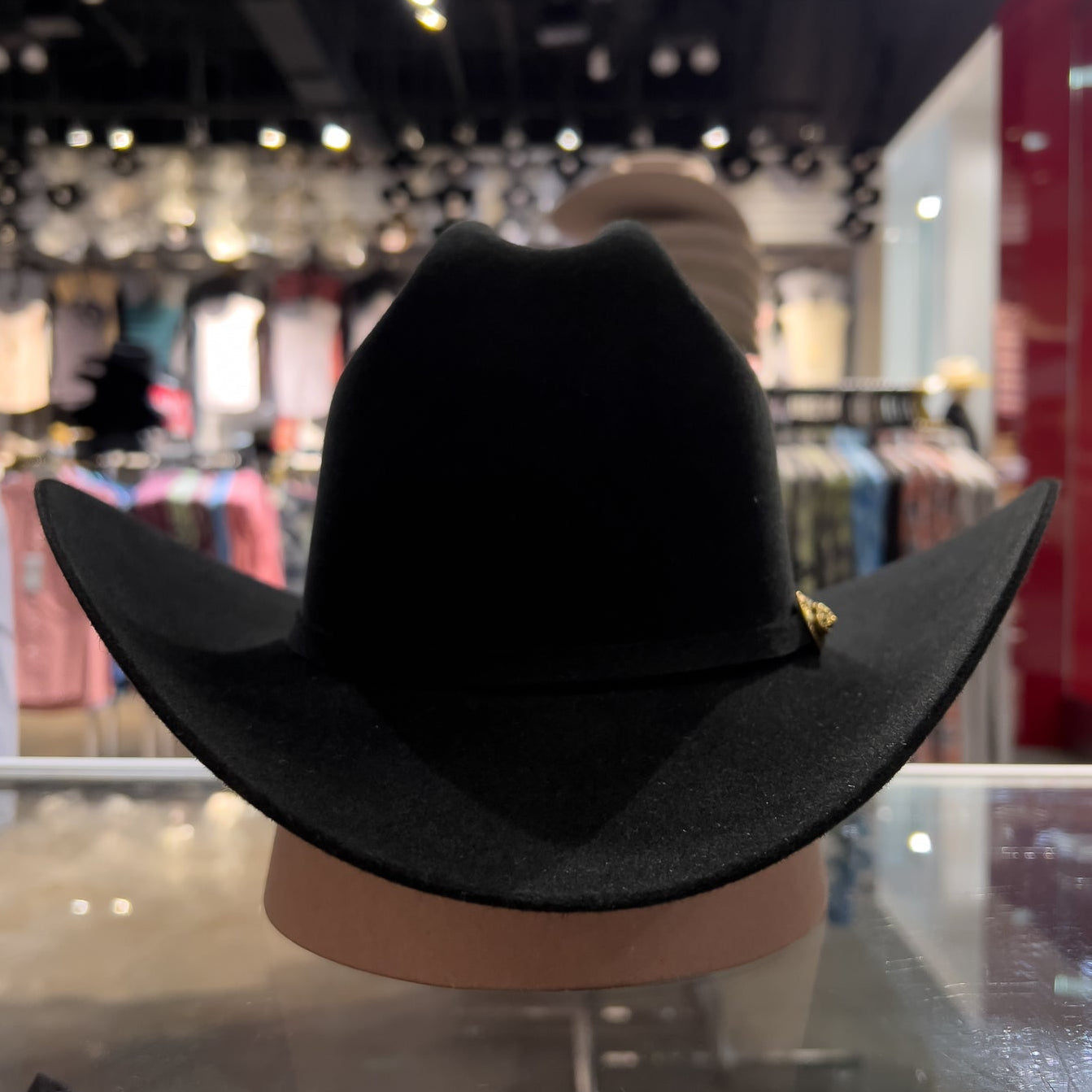 Cowboy Country Men's Los Tigres Del Norte 1000X El Jefe Fur Felt Hat, Black