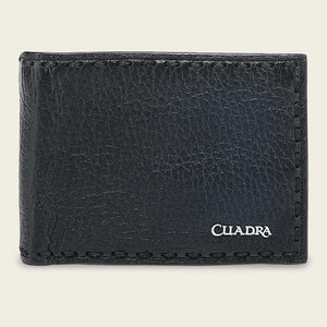 Cuadra Men's Deer Leather Wallet, Blue