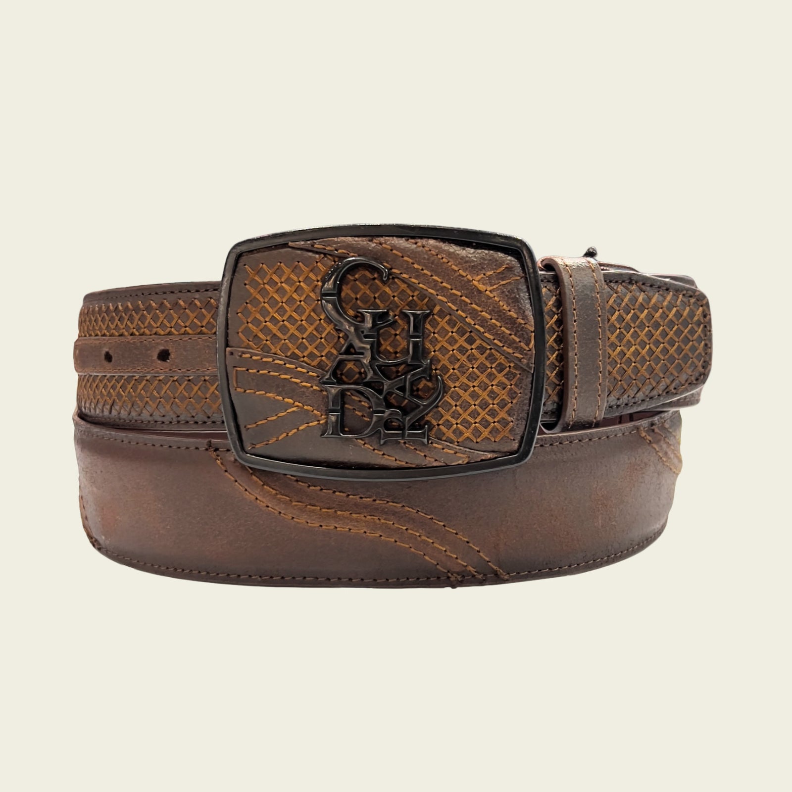 Cuadra Men's Bovine Leather Belt, Tabaco