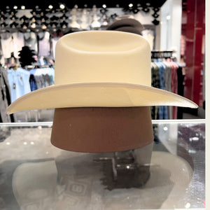 Stetson Men's 5000X El Jefe Black Band 3.5 Brim Straw Hat, Natural
