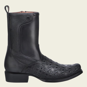 Cuadra Men's Bovine Leather Narrow Square Toe Boot, Grey