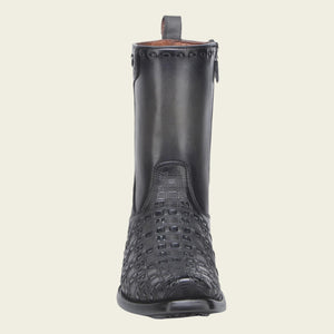 Cuadra Men's Bovine Leather Narrow Square Toe Boot, Grey