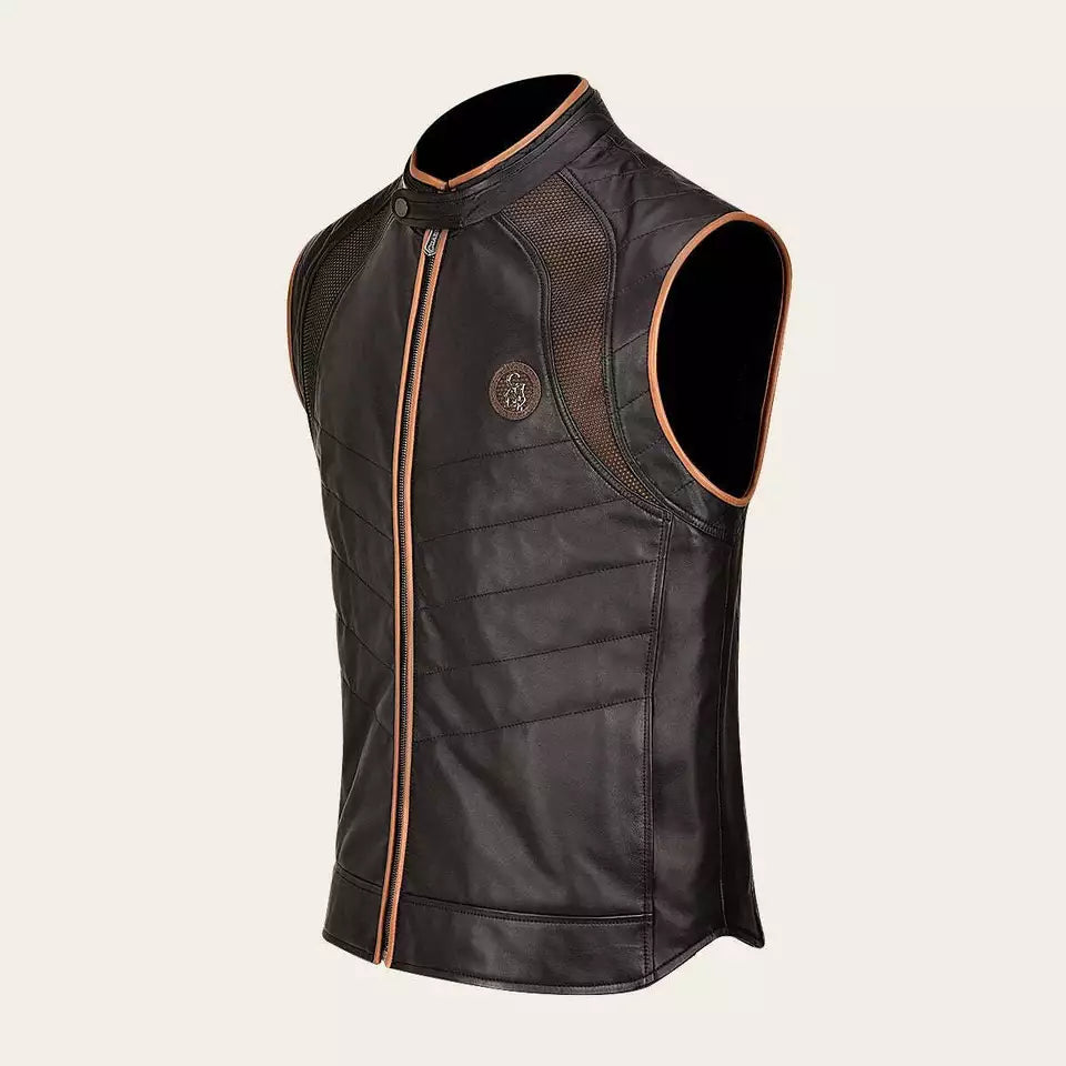 Cuadra Men's Lamb Vest, Black