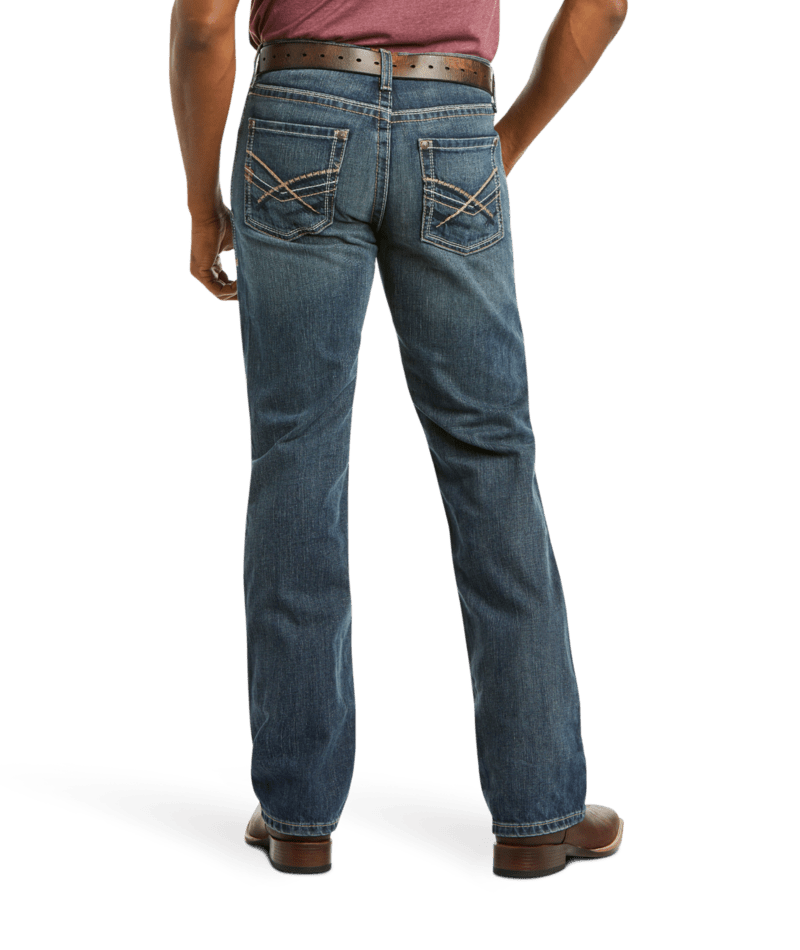 Ariat Men's MNS M5 Straight Arrowhead Jeans, Deadrun