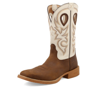 Twisted X Men's 12" Tech X Boot, Hazel & Ivory