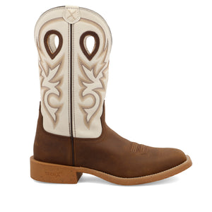 Twisted X Men's 12" Tech X Boot, Hazel & Ivory