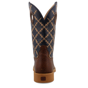 Twisted X Men's 12" Tech X Boot, Rustic Brown & Navy