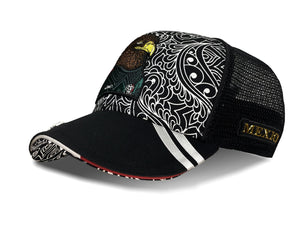Corne Collection Azteca Mexico Cap, Black