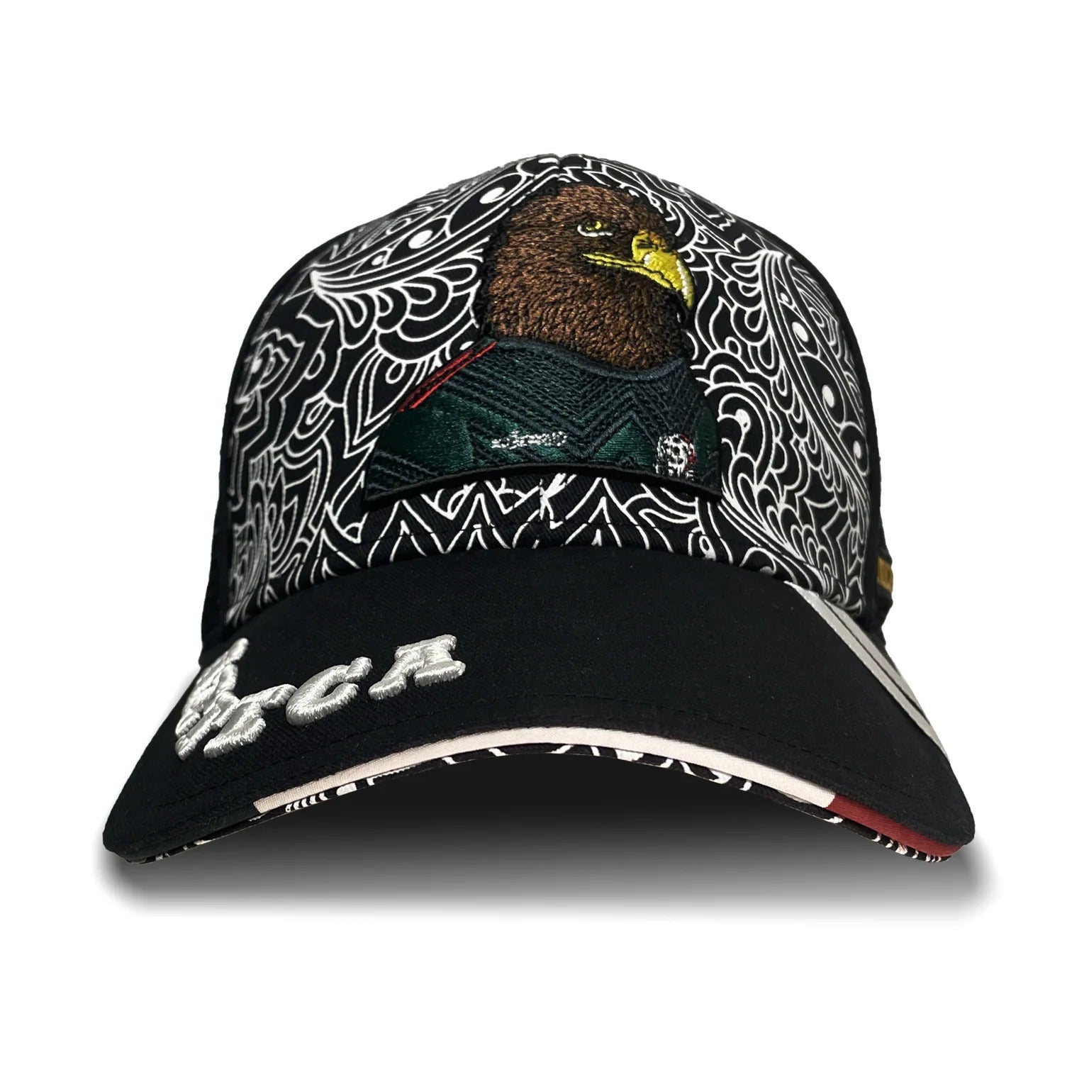 Corne Collection Azteca Mexico Cap, Black