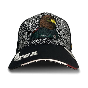 Corne Collection Azteca Mexico Cap, Black