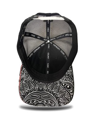 Corne Collection Azteca Mexico Cap, Black