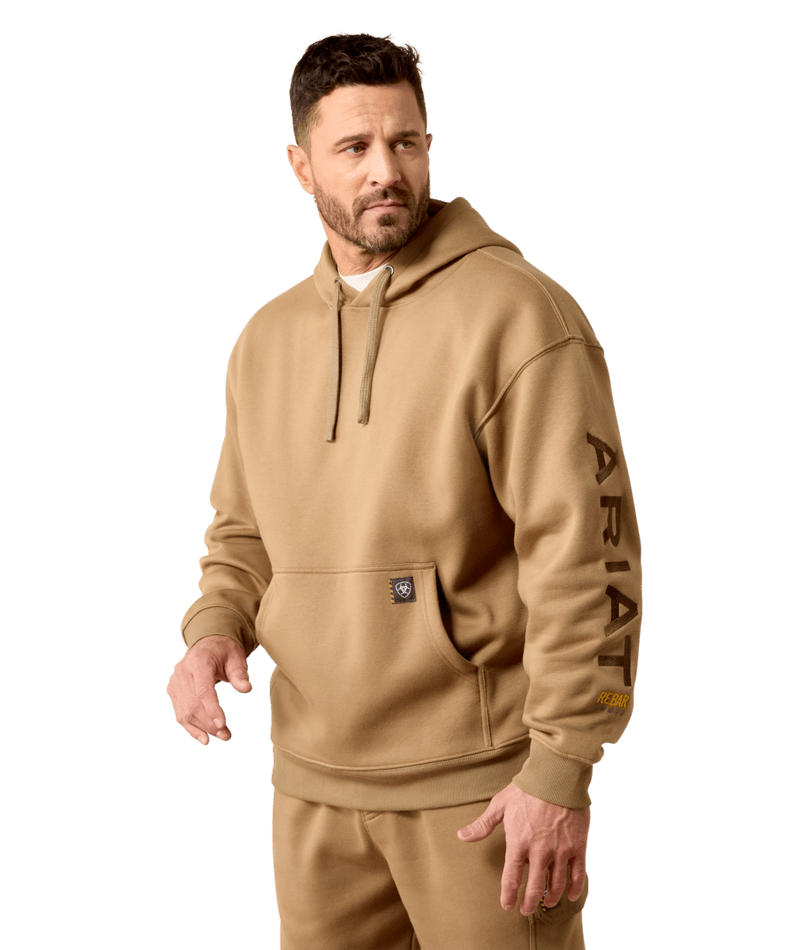 MNS Rebar Workman Graphic Hoodie - Field Khaki/Canteen