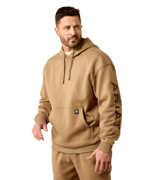 MNS Rebar Workman Graphic Hoodie - Field Khaki/Canteen