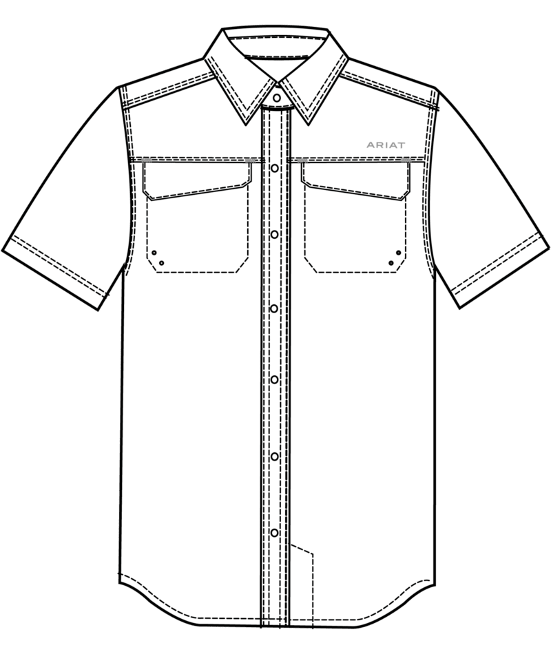 Ariat Men's MNS VentTEK Outbound Classic Fit Shirt, White/Bright White