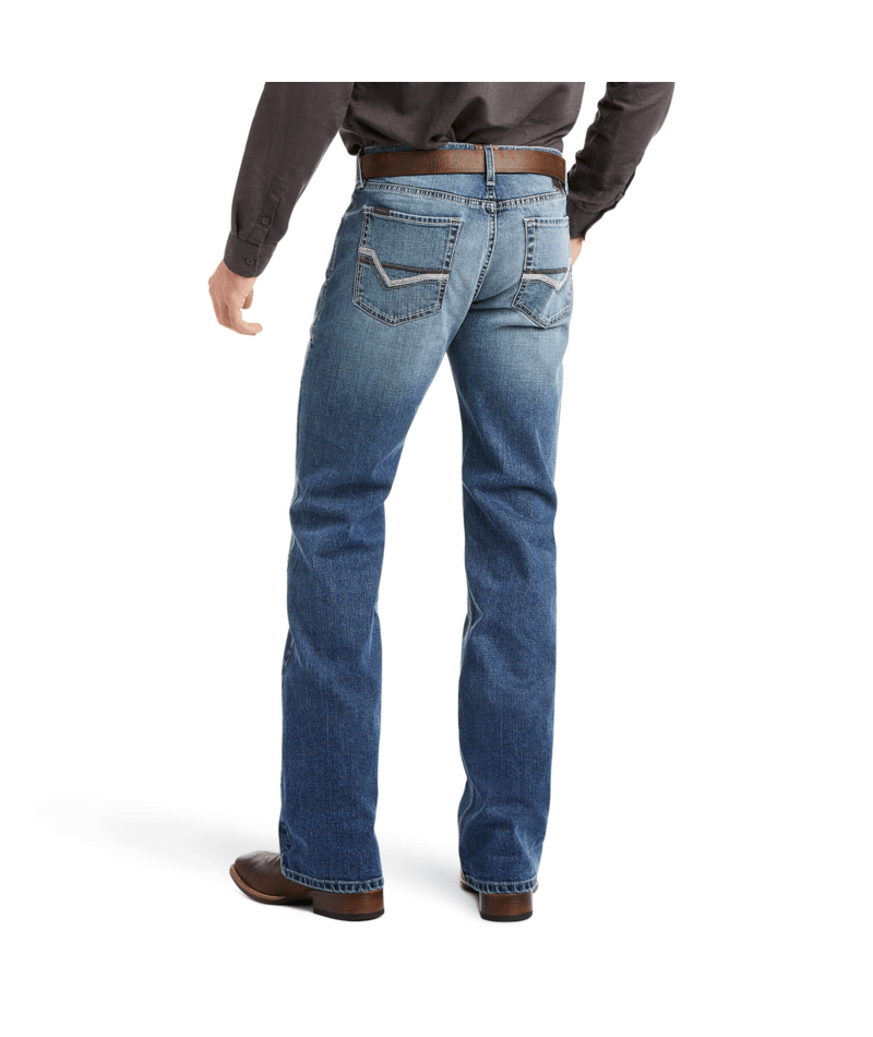 Ariat Men's MNS M5 Straight Stretch Novato Boot Cut Jean, Wyland Medium