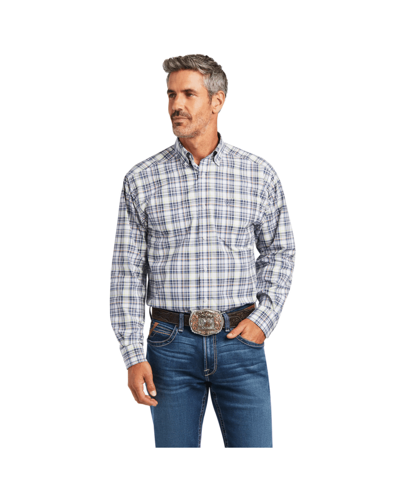 Ariat Men's MNS Pro Series Brady Classic Fit Shirt, White