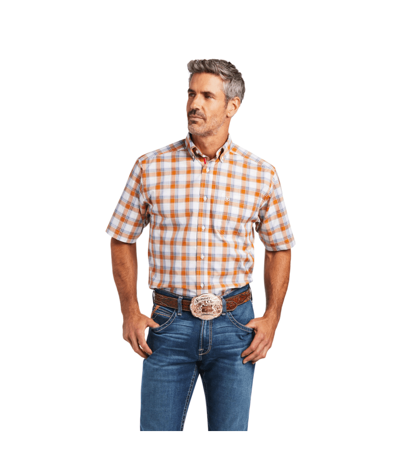 Ariat Men's MNS Pro Series Bodhi Classic Fit Shirt, White