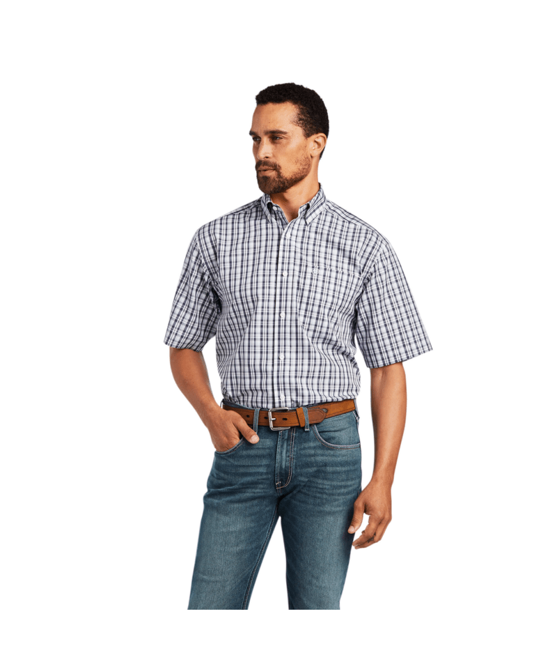 Ariat Men's MNS Wrinkle Free Yash Classic Fit Shirt, White